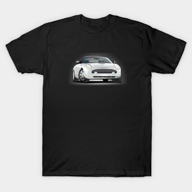 2002 2005 Ford Thunderbird White 2005 T Shirt TeePublic